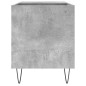 vidaXL Plattenschrank Betongrau 85x38x48 cm Holzwerkstoff vidaXL Plattenschrank Betongrau 85x38x48 cm Holzwerkstoff