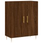 Highboard Braun Eichen-Optik 69,5x34x180 cm Holzwerkstoff Highboard Braun Eichen-Optik 69,5x34x180 cm Holzwerkstoff