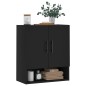 vidaXL Wandschrank Schwarz 60x31x70 cm Holzwerkstoff vidaXL Wandschrank Schwarz 60x31x70 cm Holzwerkstoff