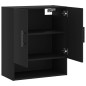 vidaXL Wandschrank Schwarz 60x31x70 cm Holzwerkstoff vidaXL Wandschrank Schwarz 60x31x70 cm Holzwerkstoff