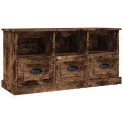 vidaXL TV-Schrank Räuchereiche 100x35x50 cm Holzwerkstoff