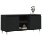 vidaXL TV-Schrank Schwarz 104x35x50 cm Holzwerkstoff vidaXL TV-Schrank Schwarz 104x35x50 cm Holzwerkstoff