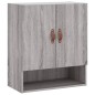 vidaXL Wandschrank Grau Sonoma 60x31x70 cm Holzwerkstoff vidaXL Wandschrank Grau Sonoma 60x31x70 cm Holzwerkstoff