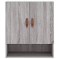 vidaXL Wandschrank Grau Sonoma 60x31x70 cm Holzwerkstoff vidaXL Wandschrank Grau Sonoma 60x31x70 cm Holzwerkstoff
