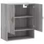vidaXL Wandschrank Grau Sonoma 60x31x70 cm Holzwerkstoff vidaXL Wandschrank Grau Sonoma 60x31x70 cm Holzwerkstoff