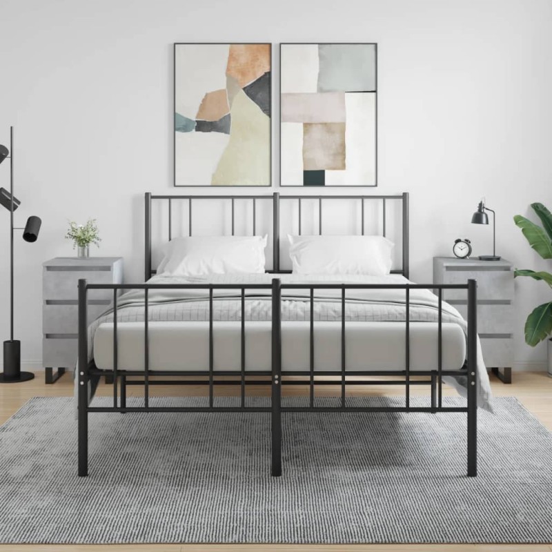vidaXL Nachttische 2 Stk. Betongrau 40x35x69 cm Holzwerkstoff vidaXL Nachttische 2 Stk. Betongrau 40x35x69 cm Holzwerkstoff