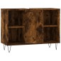 vidaXL Badschrank Räuchereiche 80x33x60 cm Holzwerkstoff vidaXL Badschrank Räuchereiche 80x33x60 cm Holzwerkstoff