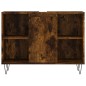 vidaXL Badschrank Räuchereiche 80x33x60 cm Holzwerkstoff vidaXL Badschrank Räuchereiche 80x33x60 cm Holzwerkstoff
