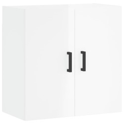 vidaXL Wandschrank Hochglanz-Weiß 60x31x60 cm Holzwerkstoff