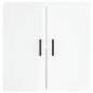 vidaXL Wandschrank Hochglanz-Weiß 60x31x60 cm Holzwerkstoff vidaXL Wandschrank Hochglanz-Weiß 60x31x60 cm Holzwerkstoff