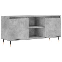 vidaXL TV-Schrank Betongrau 104x35x50 cm Holzwerkstoff