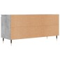 vidaXL TV-Schrank Betongrau 104x35x50 cm Holzwerkstoff vidaXL TV-Schrank Betongrau 104x35x50 cm Holzwerkstoff