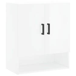 vidaXL Wandschrank Hochglanz-Weiß 60x31x70 cm Holzwerkstoff