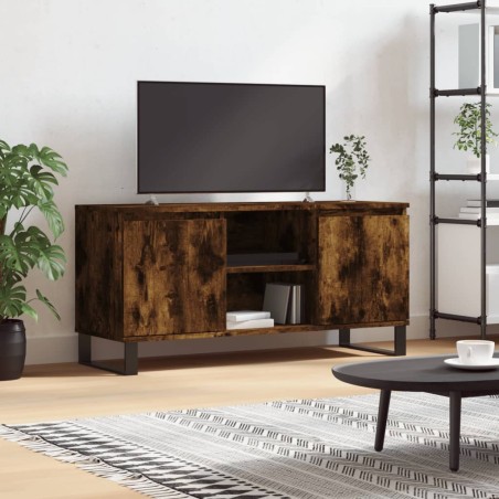 vidaXL TV-Schrank Räuchereiche 104x35x50 cm Holzwerkstoff