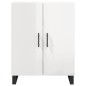 vidaXL Highboard Hochglanz-Weiß 69,5x34x180 cm Holzwerkstoff vidaXL Highboard Hochglanz-Weiß 69,5x34x180 cm Holzwerkstoff