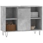 vidaXL Badschrank Betongrau 80x33x60 cm Holzwerkstoff vidaXL Badschrank Betongrau 80x33x60 cm Holzwerkstoff