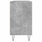 vidaXL Badschrank Betongrau 80x33x60 cm Holzwerkstoff vidaXL Badschrank Betongrau 80x33x60 cm Holzwerkstoff