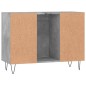 vidaXL Badschrank Betongrau 80x33x60 cm Holzwerkstoff vidaXL Badschrank Betongrau 80x33x60 cm Holzwerkstoff
