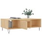 vidaXL Couchtisch Sonoma-Eiche 104x60x35 cm Holzwerkstoff vidaXL Couchtisch Sonoma-Eiche 104x60x35 cm Holzwerkstoff