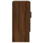 vidaXL Wandschrank Braun Eichen-Optik 60x31x70 cm Holzwerkstoff vidaXL Wandschrank Braun Eichen-Optik 60x31x70 cm Holzwerkstoff