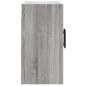 vidaXL Wandschrank Grau Sonoma 60x31x60 cm Holzwerkstoff vidaXL Wandschrank Grau Sonoma 60x31x60 cm Holzwerkstoff
