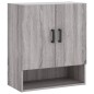 vidaXL Wandschrank Grau Sonoma 60x31x70 cm Holzwerkstoff vidaXL Wandschrank Grau Sonoma 60x31x70 cm Holzwerkstoff