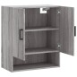 vidaXL Wandschrank Grau Sonoma 60x31x70 cm Holzwerkstoff vidaXL Wandschrank Grau Sonoma 60x31x70 cm Holzwerkstoff