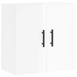 vidaXL Wandschrank Hochglanz-Weiß 60x31x60 cm Holzwerkstoff