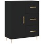 Highboard Schwarz 69,5x34x180 cm Holzwerkstoff Highboard Schwarz 69,5x34x180 cm Holzwerkstoff