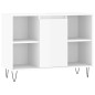vidaXL Badschrank Hochglanz-Weiß 80x33x60 cm Holzwerkstoff vidaXL Badschrank Hochglanz-Weiß 80x33x60 cm Holzwerkstoff