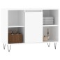vidaXL Badschrank Hochglanz-Weiß 80x33x60 cm Holzwerkstoff vidaXL Badschrank Hochglanz-Weiß 80x33x60 cm Holzwerkstoff