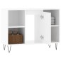 vidaXL Badschrank Hochglanz-Weiß 80x33x60 cm Holzwerkstoff vidaXL Badschrank Hochglanz-Weiß 80x33x60 cm Holzwerkstoff