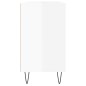 vidaXL Badschrank Hochglanz-Weiß 80x33x60 cm Holzwerkstoff vidaXL Badschrank Hochglanz-Weiß 80x33x60 cm Holzwerkstoff