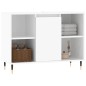 vidaXL Badschrank Hochglanz-Weiß 80x33x60 cm Holzwerkstoff vidaXL Badschrank Hochglanz-Weiß 80x33x60 cm Holzwerkstoff