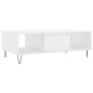 vidaXL Couchtisch Hochglanz-Weiß 104x60x35 cm Holzwerkstoff vidaXL Couchtisch Hochglanz-Weiß 104x60x35 cm Holzwerkstoff