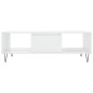 vidaXL Couchtisch Hochglanz-Weiß 104x60x35 cm Holzwerkstoff vidaXL Couchtisch Hochglanz-Weiß 104x60x35 cm Holzwerkstoff