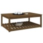 vidaXL Gartentisch Honigbraun 121x82,5x45 cm Massivholz Kiefer vidaXL Gartentisch Honigbraun 121x82,5x45 cm Massivholz Kiefer
