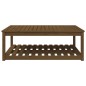 vidaXL Gartentisch Honigbraun 121x82,5x45 cm Massivholz Kiefer vidaXL Gartentisch Honigbraun 121x82,5x45 cm Massivholz Kiefer