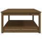 vidaXL Gartentisch Honigbraun 121x82,5x45 cm Massivholz Kiefer vidaXL Gartentisch Honigbraun 121x82,5x45 cm Massivholz Kiefer