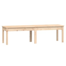 vidaXL Gartenbank 2-Sitzer 159,5x44x45 cm Massivholz Kiefer