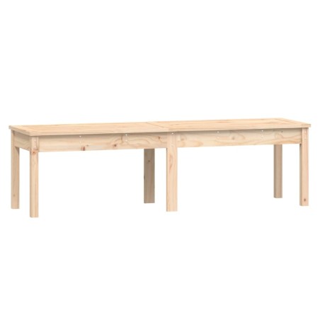 vidaXL Gartenbank 2-Sitzer 159,5x44x45 cm Massivholz Kiefer