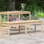 vidaXL Gartenbank 2-Sitzer 159,5x44x45 cm Massivholz Kiefer vidaXL Gartenbank 2-Sitzer 159,5x44x45 cm Massivholz Kiefer