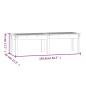 vidaXL Gartenbank 2-Sitzer 159,5x44x45 cm Massivholz Kiefer vidaXL Gartenbank 2-Sitzer 159,5x44x45 cm Massivholz Kiefer