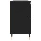 vidaXL Badschrank Schwarz 80x33x60 cm Holzwerkstoff vidaXL Badschrank Schwarz 80x33x60 cm Holzwerkstoff