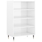vidaXL Highboard Hochglanz-Weiß 57x35x90 cm Holzwerkstoff vidaXL Highboard Hochglanz-Weiß 57x35x90 cm Holzwerkstoff