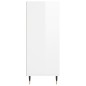 vidaXL Highboard Hochglanz-Weiß 57x35x90 cm Holzwerkstoff vidaXL Highboard Hochglanz-Weiß 57x35x90 cm Holzwerkstoff