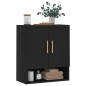 vidaXL Wandschrank Schwarz 60x31x70 cm Holzwerkstoff vidaXL Wandschrank Schwarz 60x31x70 cm Holzwerkstoff