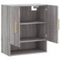 vidaXL Wandschrank Grau Sonoma 60x31x70 cm Holzwerkstoff vidaXL Wandschrank Grau Sonoma 60x31x70 cm Holzwerkstoff