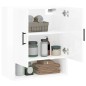 vidaXL Wandschrank Hochglanz-Weiß 60x31x70 cm Holzwerkstoff vidaXL Wandschrank Hochglanz-Weiß 60x31x70 cm Holzwerkstoff