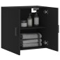 vidaXL Wandschrank Schwarz 60x31x60 cm Holzwerkstoff vidaXL Wandschrank Schwarz 60x31x60 cm Holzwerkstoff